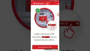 Ziraat Bankası QR Kod Para Çekme