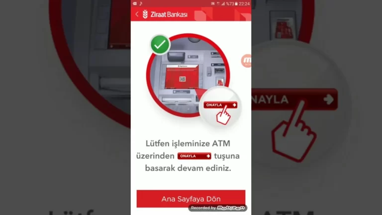 Ziraat Bankası QR Kod Para Çekme