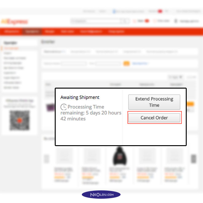 Aliexpress Sipariş İptali 8 Aliexpress Sipariş İptali