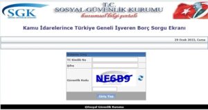 SGK işveren Borç Sorgulama