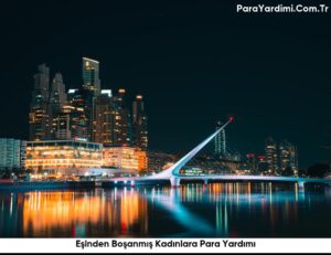 Eşinden Boşanmış Kadınlara Para Yardımı